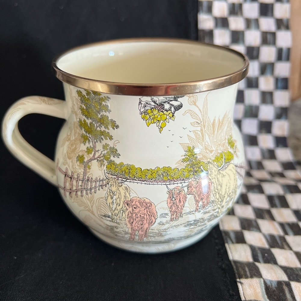 Mackenzie-Childs Aurora Farm Barnyard
Coffee Mugs. SET OF TWO. RETIRED. - Picture 9 of 11